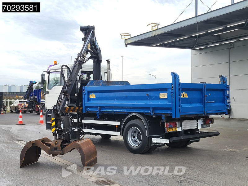 Tipper, Crane truck MAN TGA 18.310 TGA 4X2 NL-Truck HMF 1060 K2 Steelsuspension Euro 3: picture 6
