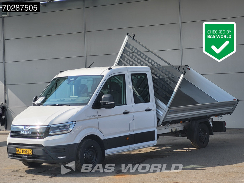 MAN TGE 3.180 Driezijdige Kipper Automaat Dubbel Cabine 2025 Facelift 180PK Trekhaak LED Navi ACC Airco Cruise Euro6 Kipper Tippe Benne Kieper - Tipper van: picture 1 MAN TGE 3.180 Driezijdige Kipper Automaat Dubbel Cabine 2025 Facelift 180PK Trekhaak LED Navi ACC Airco Cruise Euro6 Kipper Tippe Benne Kieper - Tipper van: picture 1