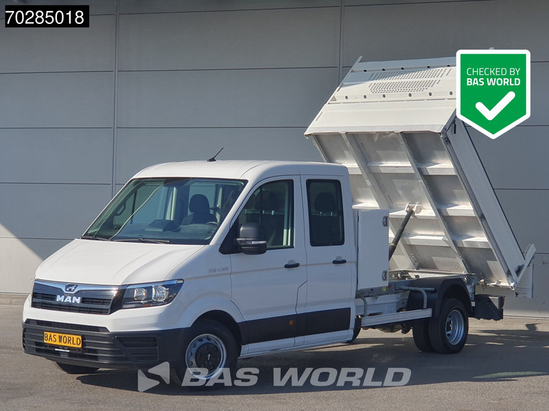 MAN TGE 5.120 Open Laadbak met Kist Dubbel Cabine Dubbellucht 3,5t Trekhaak Navi Airco Cruise Camera Euro6 Pritsche Pickup Open Box 2m3 A/C To - Flatbed van: picture 1 MAN TGE 5.120 Open Laadbak met Kist Dubbel Cabine Dubbellucht 3,5t Trekhaak Navi Airco Cruise Camera Euro6 Pritsche Pickup Open Box 2m3 A/C To - Flatbed van: picture 1