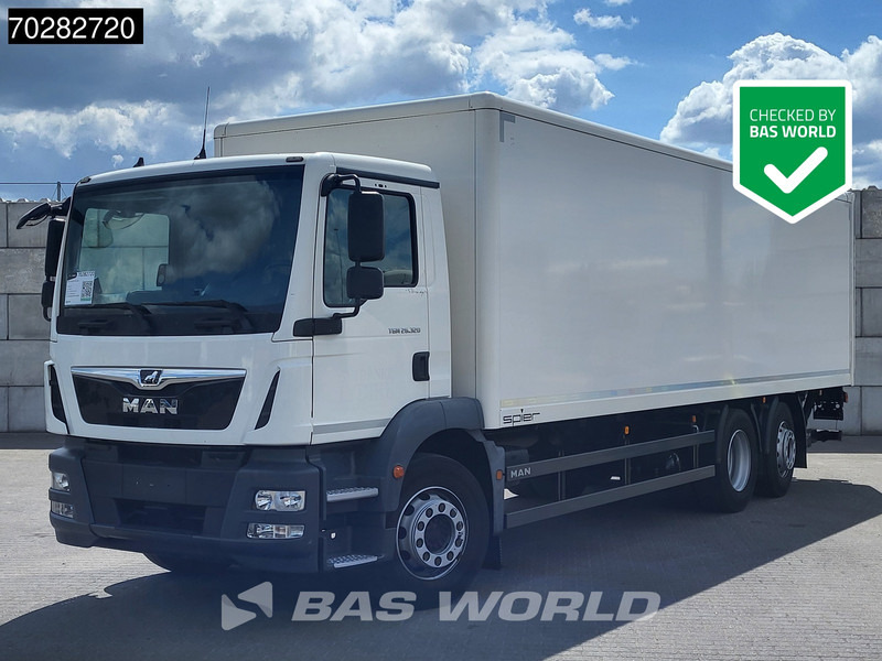 MAN TGM 26.320 6X2 2000kg Ladebordwand Automatic Lift+steering axle Navi Euro 6 - Box truck: picture 1 MAN TGM 26.320 6X2 2000kg Ladebordwand Automatic Lift+steering axle Navi Euro 6 - Box truck: picture 1