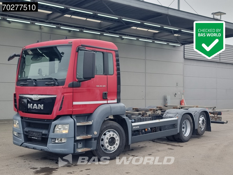 MAN TGS 26.320 6X2 BDF ADR Lift+lenkasche Automatic Euro 6 - Container transporter/ Swap body truck: picture 1 MAN TGS 26.320 6X2 BDF ADR Lift+lenkasche Automatic Euro 6 - Container transporter/ Swap body truck: picture 1