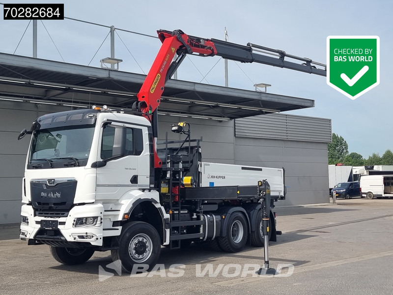 MAN TGS 28.520 6X4 Palfinger PK24001 SLD 5 Kran 2-way tipper Retarder Big-Axle Liftachse Euro 6 - Tipper, Crane truck: picture 1 MAN TGS 28.520 6X4 Palfinger PK24001 SLD 5 Kran 2-way tipper Retarder Big-Axle Liftachse Euro 6 - Tipper, Crane truck: picture 1