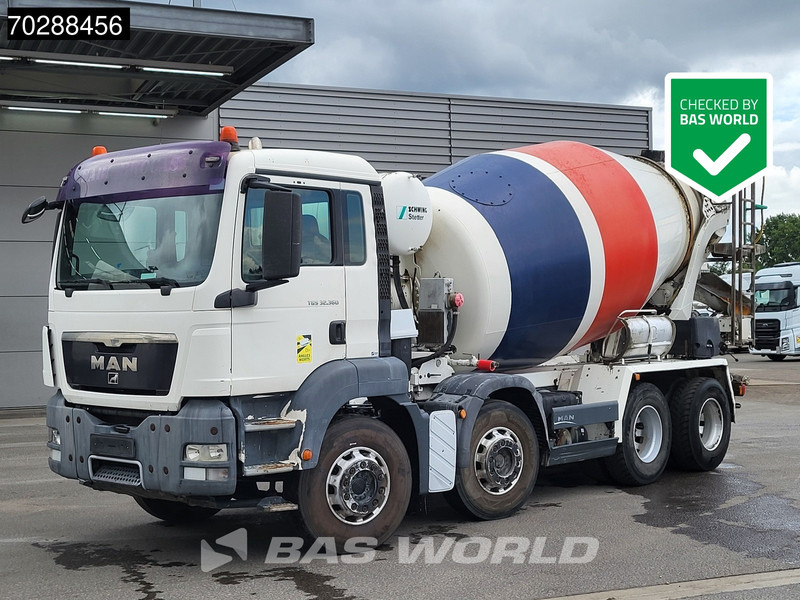 MAN TGS 32.360 8X4 9M3 Schwing Stetter Steel suspension Manual Euro 4 - Concrete mixer truck: picture 1 MAN TGS 32.360 8X4 9M3 Schwing Stetter Steel suspension Manual Euro 4 - Concrete mixer truck: picture 1