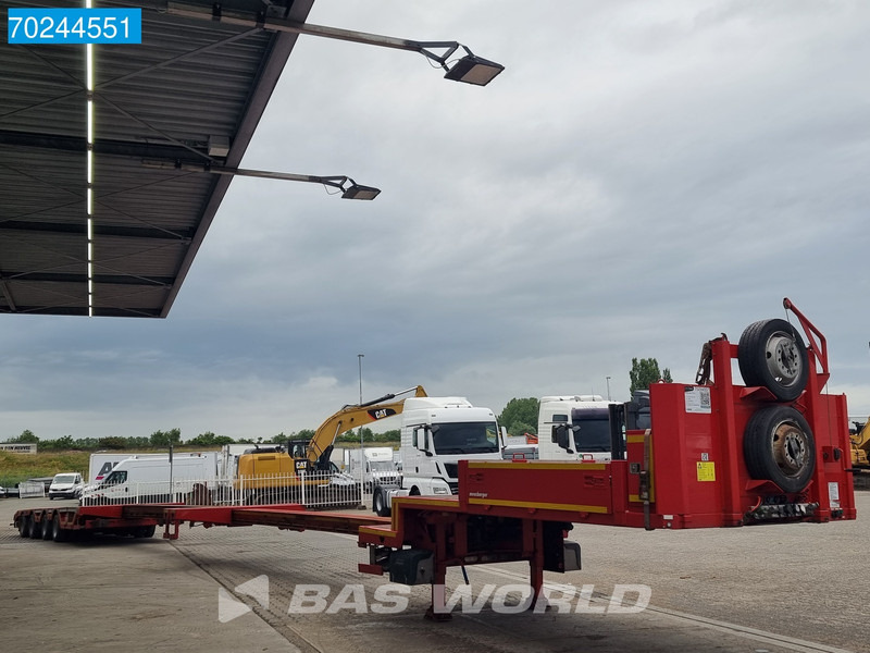 MEUSBURGER MTS-4 2xAusziehbar bis 21M Lift + 4xLenkachse - Low loader semi-trailer: picture 2 MEUSBURGER MTS-4 2xAusziehbar bis 21M Lift + 4xLenkachse - Low loader semi-trailer: picture 2