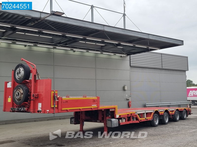 MEUSBURGER MTS-4 2xAusziehbar bis 21M Lift + 4xLenkachse - Low loader semi-trailer: picture 1 MEUSBURGER MTS-4 2xAusziehbar bis 21M Lift + 4xLenkachse - Low loader semi-trailer: picture 1