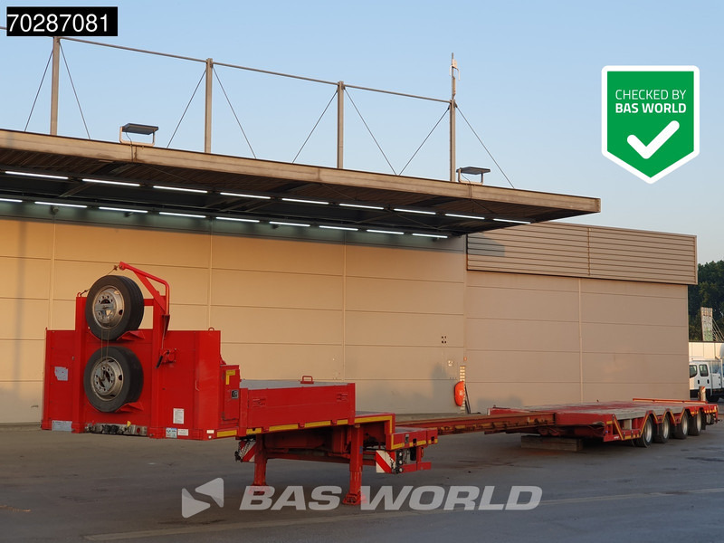 MEUSBURGER MTS-4 4 axles Extendable 7M 1xLift+2xLenkachse - Low loader semi-trailer: picture 1 MEUSBURGER MTS-4 4 axles Extendable 7M 1xLift+2xLenkachse - Low loader semi-trailer: picture 1