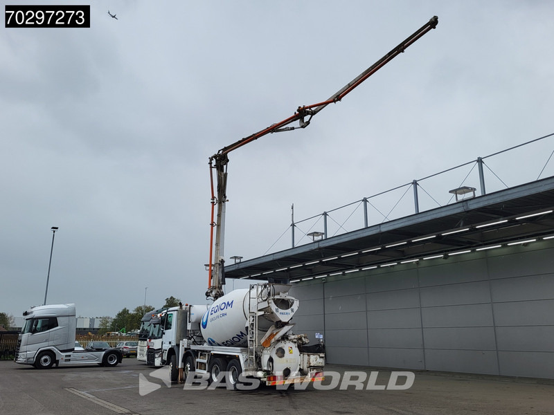 Mercedes-Benz Actros 3241 8X4 Mecbo MB 24L Pump + 7m3 Mecbo Mixer Big-Axle Steelsuspension Euro 5 - Concrete pump truck: picture 2 Mercedes-Benz Actros 3241 8X4 Mecbo MB 24L Pump + 7m3 Mecbo Mixer Big-Axle Steelsuspension Euro 5 - Concrete pump truck: picture 2