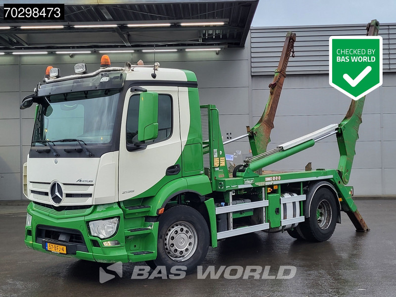 Mercedes-Benz Antos 2135 4X2 NL-Truck APK 14Tons Hyva Lift Skiploader Automatic Euro 6 - Skip loader truck: picture 1 Mercedes-Benz Antos 2135 4X2 NL-Truck APK 14Tons Hyva Lift Skiploader Automatic Euro 6 - Skip loader truck: picture 1