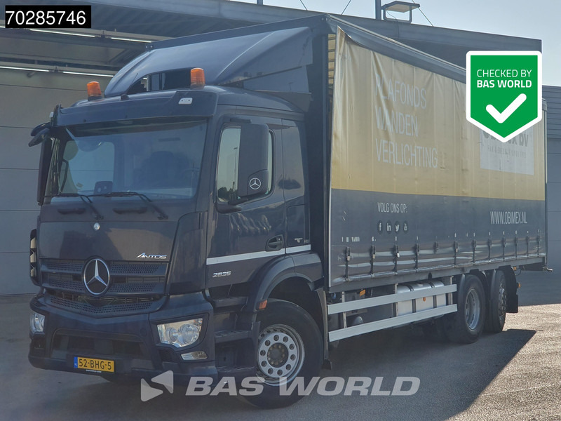 Mercedes-Benz Antos 2835 6X2 28ton NL-Truck Lift+lenkasche Automatic Navi Euro 6 - Curtainsider truck: picture 1 Mercedes-Benz Antos 2835 6X2 28ton NL-Truck Lift+lenkasche Automatic Navi Euro 6 - Curtainsider truck: picture 1