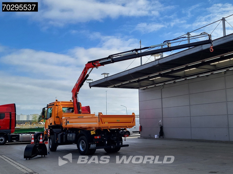 Mercedes-Benz Arocs 1835 4X4 4x4 Fassi F135AC.0.24 Crane Kran Meiller 3-Way Tipper Big-Axle - Tipper, Crane truck: picture 5 Mercedes-Benz Arocs 1835 4X4 4x4 Fassi F135AC.0.24 Crane Kran Meiller 3-Way Tipper Big-Axle - Tipper, Crane truck: picture 5
