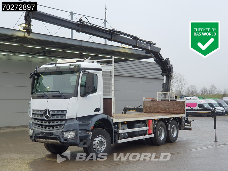Mercedes-Benz Arocs 2636 6X4 Hiab 144 E-3 Hipro Kran Crane Remote Full Steel Euro 6 - Dropside/ Flatbed truck, Crane truck: picture 1 Mercedes-Benz Arocs 2636 6X4 Hiab 144 E-3 Hipro Kran Crane Remote Full Steel Euro 6 - Dropside/ Flatbed truck, Crane truck: picture 1