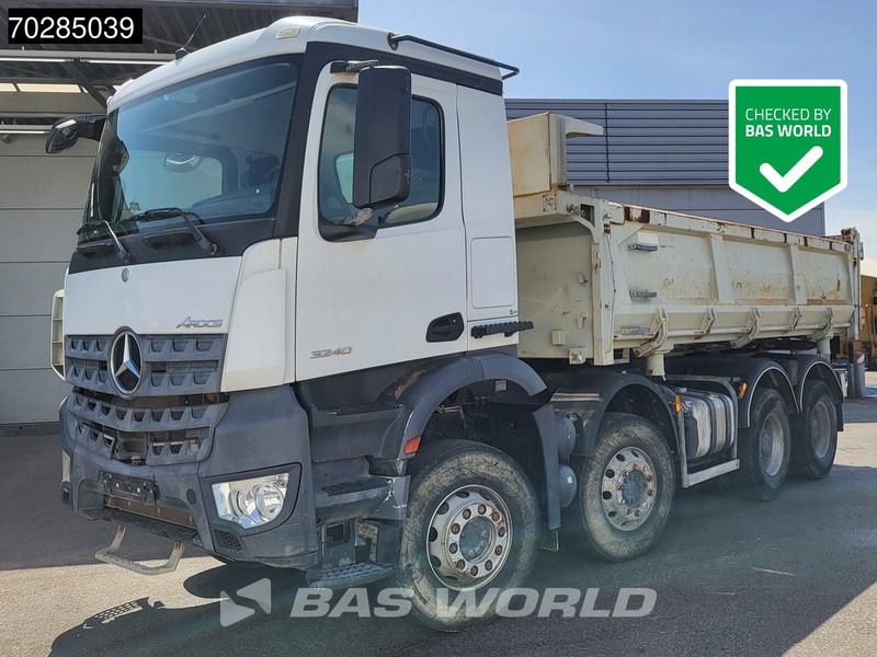 Mercedes-Benz Arocs 3240 8X4 12m3 2-side Tipper SteelSuspension Automatic Big-Axle Euro 6 - Tipper: picture 1 Mercedes-Benz Arocs 3240 8X4 12m3 2-side Tipper SteelSuspension Automatic Big-Axle Euro 6 - Tipper: picture 1