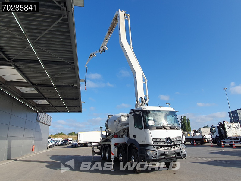 Mercedes-Benz Arocs 3243 8X4 28mtrs Sermac 4Z28 Twinstar Pump-mixer Big-Axle Steelsuspension Euro 6 - Concrete pump truck: picture 3 Mercedes-Benz Arocs 3243 8X4 28mtrs Sermac 4Z28 Twinstar Pump-mixer Big-Axle Steelsuspension Euro 6 - Concrete pump truck: picture 3