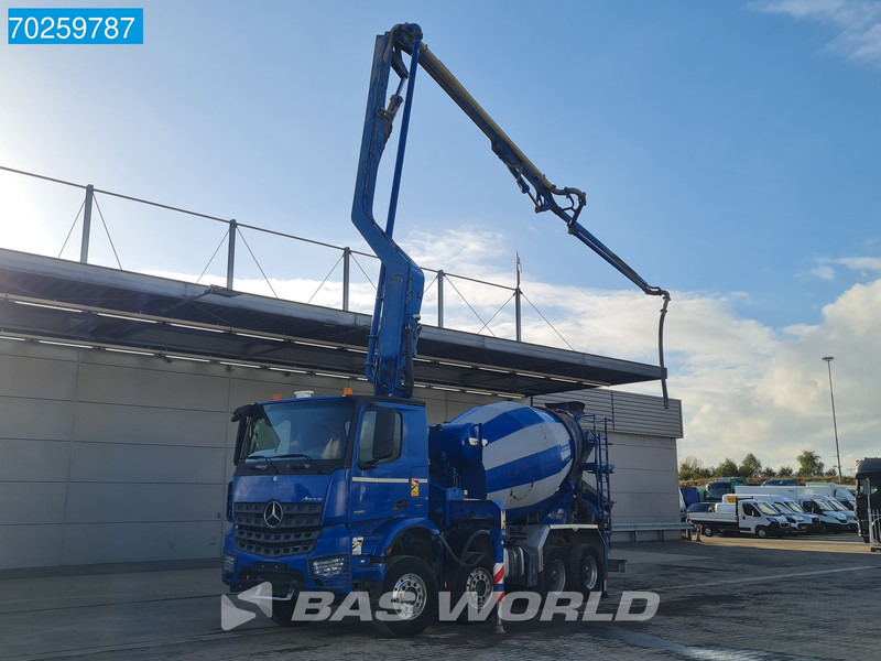 Mercedes-Benz Arocs 3251 8X4 PUMI Putzmeister TMM 24 + Liebherr 7m3 Mixer Retarder Euro 6 - Concrete pump truck: picture 2 Mercedes-Benz Arocs 3251 8X4 PUMI Putzmeister TMM 24 + Liebherr 7m3 Mixer Retarder Euro 6 - Concrete pump truck: picture 2