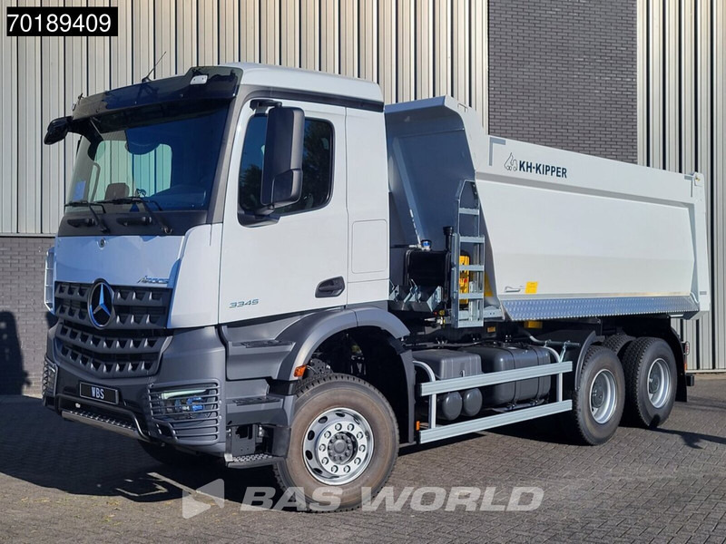 Mercedes-Benz Arocs 3345 6X4 NEW! 18m3 KH-Kipper Automatic Full Steel suspension Big-Axle Euro 3 - Tipper: picture 1 Mercedes-Benz Arocs 3345 6X4 NEW! 18m3 KH-Kipper Automatic Full Steel suspension Big-Axle Euro 3 - Tipper: picture 1