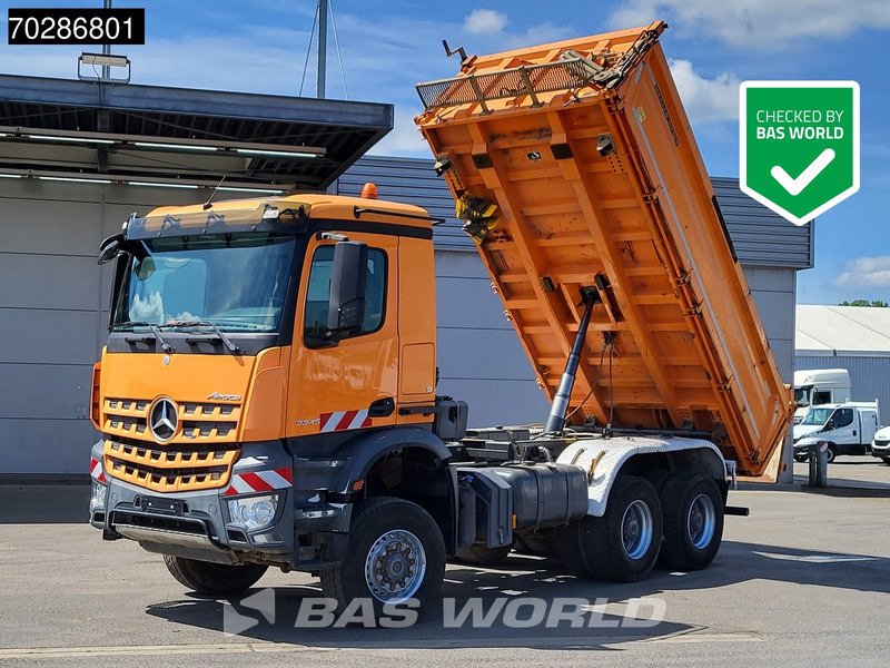 Mercedes-Benz Arocs 3345 6X6 11m3 Meiller Mixer Steelsuspension Big-Axle Euro 6 - Tipper: picture 1 Mercedes-Benz Arocs 3345 6X6 11m3 Meiller Mixer Steelsuspension Big-Axle Euro 6 - Tipper: picture 1