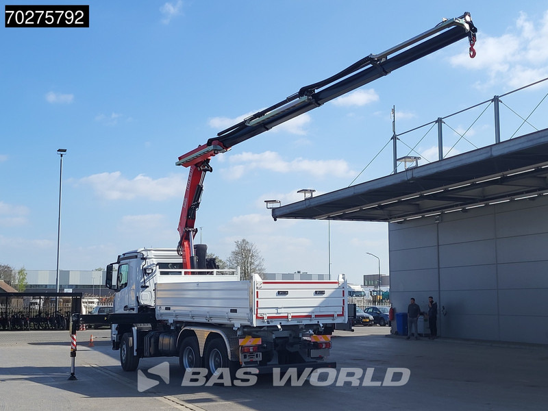 Mercedes-Benz Arocs 3348 6X4 Fasi F195A.2.24 Kran 3 sided tipper 9m3 Big-Axle Navi Euro 6 - Tipper, Crane truck: picture 2 Mercedes-Benz Arocs 3348 6X4 Fasi F195A.2.24 Kran 3 sided tipper 9m3 Big-Axle Navi Euro 6 - Tipper, Crane truck: picture 2