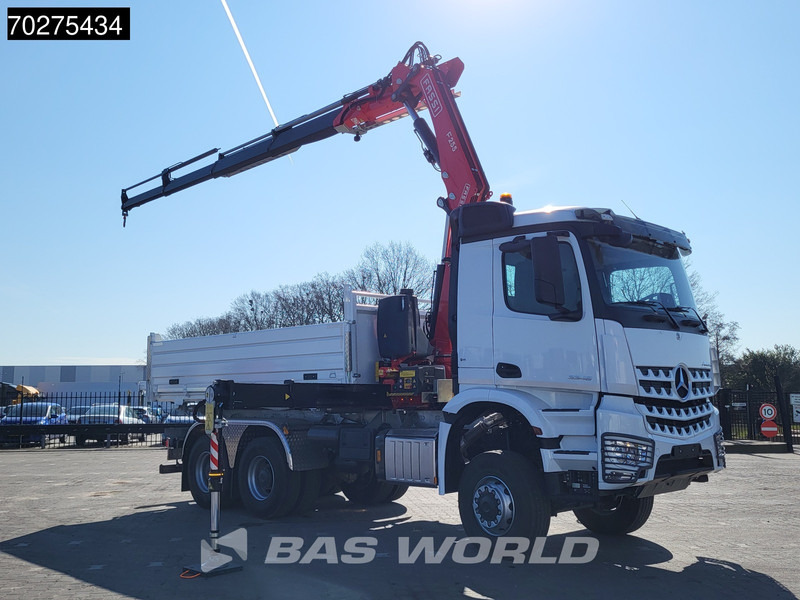 Mercedes-Benz Arocs 3348 6X6 NEW Fassi F255A.2.24 Kran Crane 3-way tipper Navi Euro 6 - Tipper, Crane truck: picture 5 Mercedes-Benz Arocs 3348 6X6 NEW Fassi F255A.2.24 Kran Crane 3-way tipper Navi Euro 6 - Tipper, Crane truck: picture 5