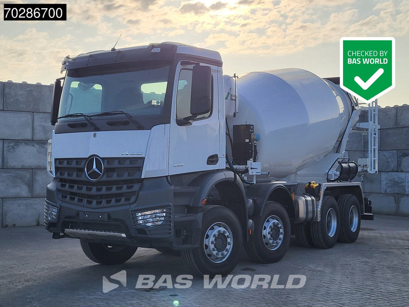Mercedes-Benz Arocs 4142 8X4 NEW! 10m3 SchwingStetter Mixer Manual Steel suspension BigAxle Euro3 - Concrete mixer truck: picture 1 Mercedes-Benz Arocs 4142 8X4 NEW! 10m3 SchwingStetter Mixer Manual Steel suspension BigAxle Euro3 - Concrete mixer truck: picture 1