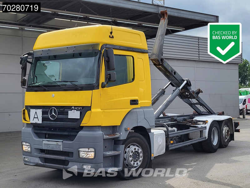 Mercedes-Benz Axor 2543 6X2 Meiller RK 20.70 hooklift Manual Retarder Liftachse Euro 5 - Hook lift truck: picture 1 Mercedes-Benz Axor 2543 6X2 Meiller RK 20.70 hooklift Manual Retarder Liftachse Euro 5 - Hook lift truck: picture 1