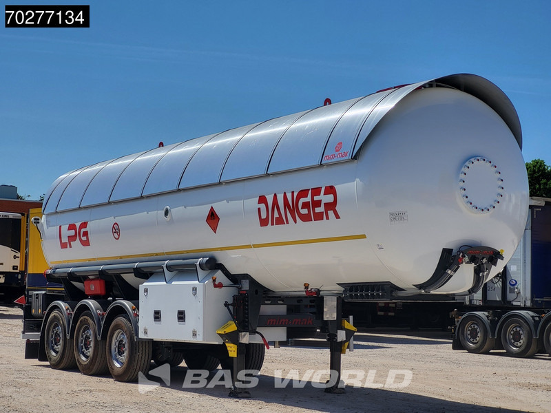 Mim-Mak LPG TRANSPORT TANK 3 axles NEW 48m3 Liftachse Gas ADR - Tank semi-trailer: picture 3 Mim-Mak LPG TRANSPORT TANK 3 axles NEW 48m3 Liftachse Gas ADR - Tank semi-trailer: picture 3