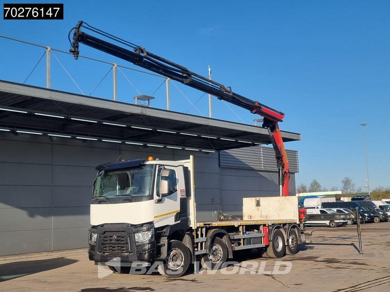 Renault C 380 8X2 Palfinger PK24001K Remote Lenkachse Euro 6 - Dropside/ Flatbed truck, Crane truck: picture 1 Renault C 380 8X2 Palfinger PK24001K Remote Lenkachse Euro 6 - Dropside/ Flatbed truck, Crane truck: picture 1