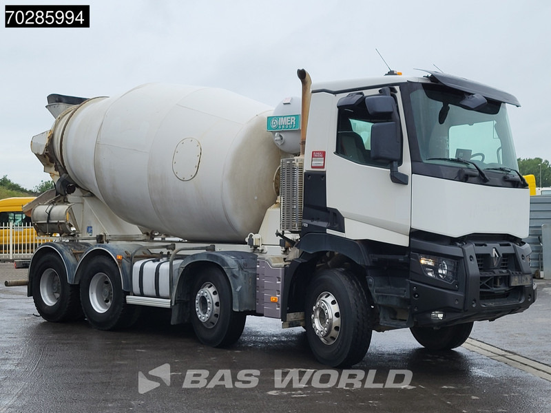 Renault C 430 8X4 9m3 IMER Mixer Big-Axle Steelsuspension Automatic Euro 6 - Concrete mixer truck: picture 3 Renault C 430 8X4 9m3 IMER Mixer Big-Axle Steelsuspension Automatic Euro 6 - Concrete mixer truck: picture 3