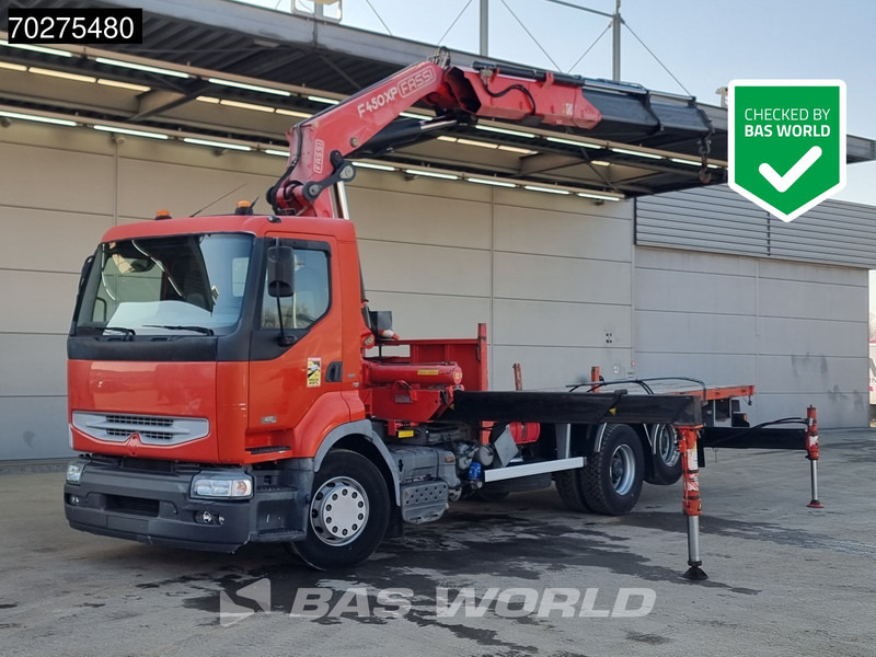 Renault Premium 420 6X2 Fassi F450AXP.22 Kran Crane Lift-axle Manual Euro 3 - Dropside/ Flatbed truck, Crane truck: picture 1 Renault Premium 420 6X2 Fassi F450AXP.22 Kran Crane Lift-axle Manual Euro 3 - Dropside/ Flatbed truck, Crane truck: picture 1