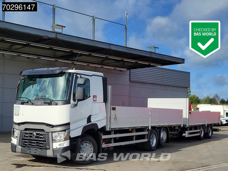 Renault T 440 6X2 750cm box Lift-Axle Automatic ADR Euro 6 - Dropside/ Flatbed truck: picture 1 Renault T 440 6X2 750cm box Lift-Axle Automatic ADR Euro 6 - Dropside/ Flatbed truck: picture 1