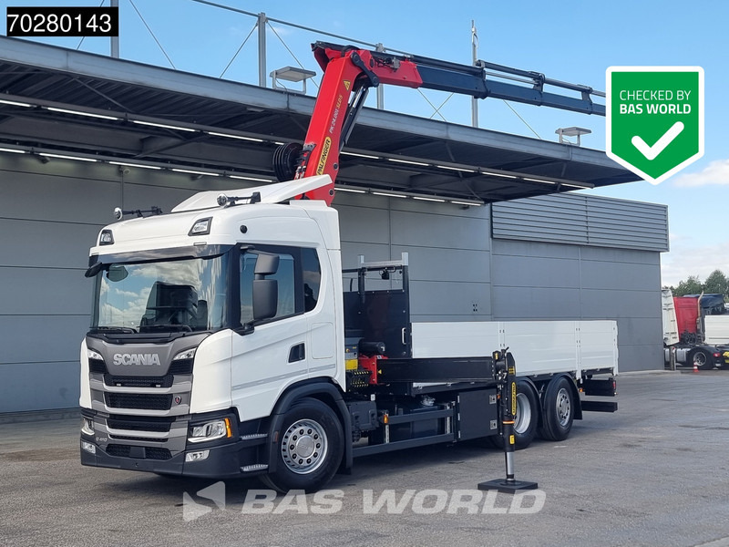 Scania G410 6X2 Palfinger PK24.001 SLD 5 Kran Crane Retarder Lift+Lenkachse Euro 6 - Dropside/ Flatbed truck, Crane truck: picture 1 Scania G410 6X2 Palfinger PK24.001 SLD 5 Kran Crane Retarder Lift+Lenkachse Euro 6 - Dropside/ Flatbed truck, Crane truck: picture 1