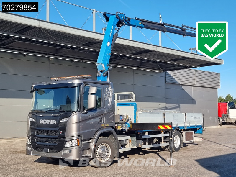 Scania P280 4X2 HMF Euro 6 - Dropside/ Flatbed truck, Crane truck: picture 1 Scania P280 4X2 HMF Euro 6 - Dropside/ Flatbed truck, Crane truck: picture 1