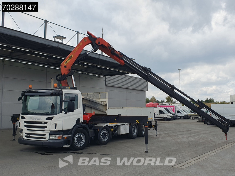 Scania P420 8X4 Palfinger PK 53002-SH 6 Extensions Crane Manual Big-Axle Euro 5 - Dropside/ Flatbed truck, Crane truck: picture 5 Scania P420 8X4 Palfinger PK 53002-SH 6 Extensions Crane Manual Big-Axle Euro 5 - Dropside/ Flatbed truck, Crane truck: picture 5