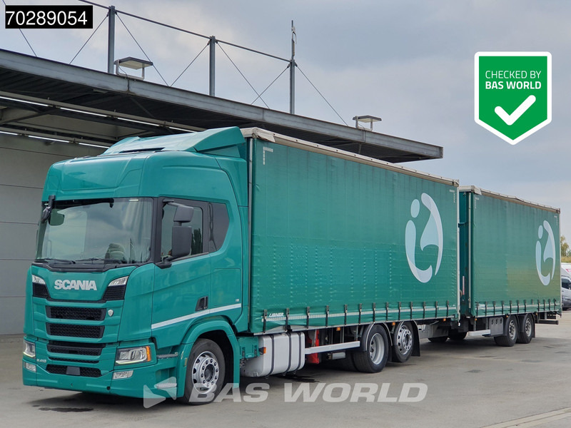 Scania R410 6X2 Combi Retarder Standklima lifting roof ACC LED Euro 6 - Curtainsider truck: picture 1 Scania R410 6X2 Combi Retarder Standklima lifting roof ACC LED Euro 6 - Curtainsider truck: picture 1