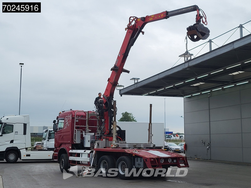 Scania R580 6X4 3-Pedals Jonsered J28505 83 Crane Kran Steel-suspension Retarder Euro 6 - Timber truck, Crane truck: picture 2 Scania R580 6X4 3-Pedals Jonsered J28505 83 Crane Kran Steel-suspension Retarder Euro 6 - Timber truck, Crane truck: picture 2