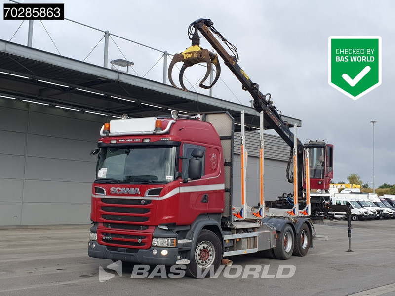 Scania R730 R 6X4 HIAB F108S 79 Crane Retarder Xenon BigAxle Loglift Automatic ACC Euro 6 - Timber truck, Crane truck: picture 1 Scania R730 R 6X4 HIAB F108S 79 Crane Retarder Xenon BigAxle Loglift Automatic ACC Euro 6 - Timber truck, Crane truck: picture 1