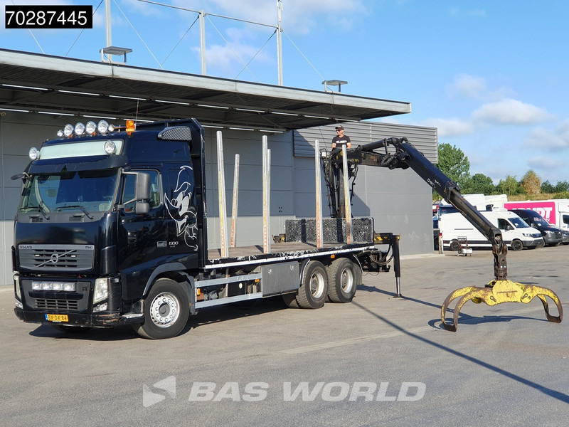 Volvo FH 500 FH 6X4 NL-Truck Palfinger Epsilon Q150L80 wood crane Big-Axle VEB+ Navi Euro 5 - Dropside/ Flatbed truck, Crane truck: picture 5 Volvo FH 500 FH 6X4 NL-Truck Palfinger Epsilon Q150L80 wood crane Big-Axle VEB+ Navi Euro 5 - Dropside/ Flatbed truck, Crane truck: picture 5