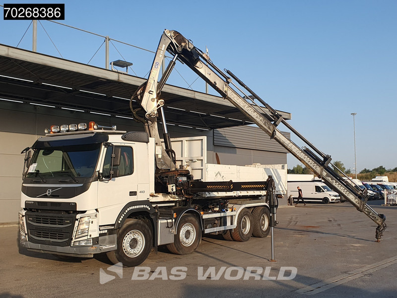 Volvo FM 410 8X4 211EP-5 HIDUO Kran Crane Steel suspension Big-Axle VEB Euro 6 - Hook lift truck, Crane truck: picture 5 Volvo FM 410 8X4 211EP-5 HIDUO Kran Crane Steel suspension Big-Axle VEB Euro 6 - Hook lift truck, Crane truck: picture 5
