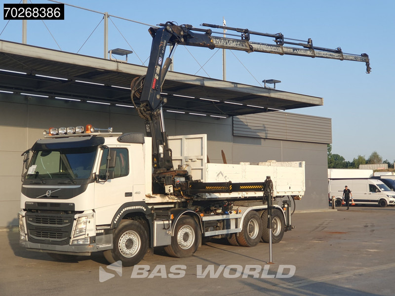 Volvo FM 410 8X4 211EP-5 HIDUO Kran Crane Steel suspension Big-Axle VEB Euro 6 - Hook lift truck, Crane truck: picture 1 Volvo FM 410 8X4 211EP-5 HIDUO Kran Crane Steel suspension Big-Axle VEB Euro 6 - Hook lift truck, Crane truck: picture 1