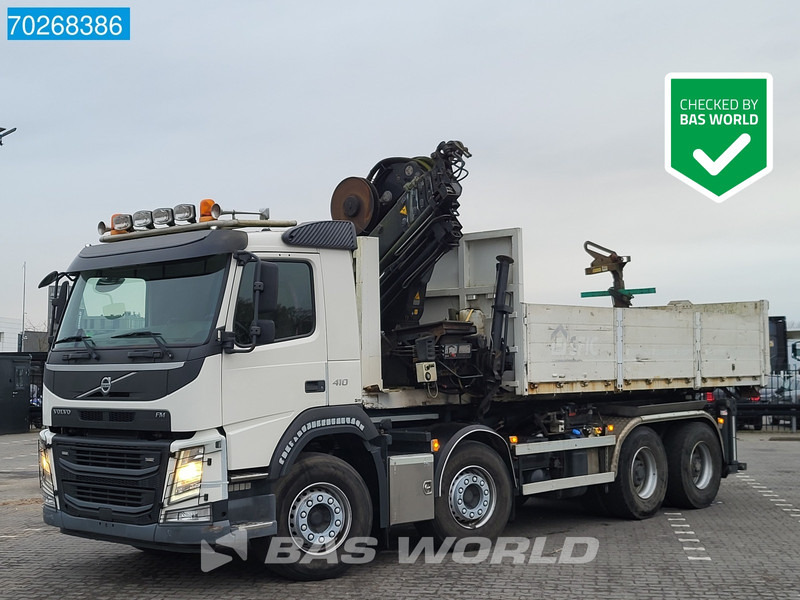 Volvo FM 410 8X4 211EP-5 HIDUO Kran Crane Steel suspension VEB Euro 6 - Hook lift truck, Crane truck: picture 2 Volvo FM 410 8X4 211EP-5 HIDUO Kran Crane Steel suspension VEB Euro 6 - Hook lift truck, Crane truck: picture 2