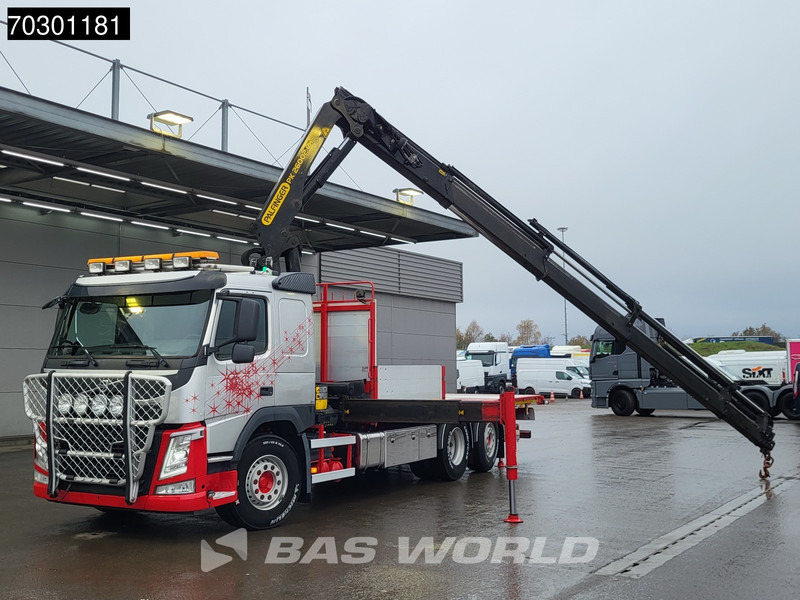 Volvo FM 410 FM 6X2 Palfinger PK 26002-EH E Kran Crane Lift +steering axle Automatic Euro 6 - Dropside/ Flatbed truck, Crane truck: picture 5 Volvo FM 410 FM 6X2 Palfinger PK 26002-EH E Kran Crane Lift +steering axle Automatic Euro 6 - Dropside/ Flatbed truck, Crane truck: picture 5