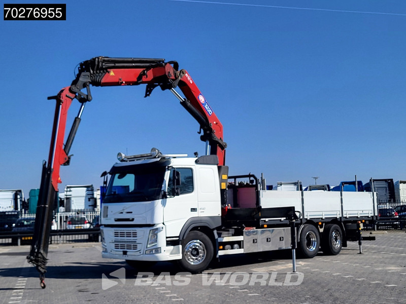 Volvo FM 450 6X2 HMF3220 K5 + Jib K5 Crane Kran Lift-Steering Axle VEB+ Automatic - Dropside/ Flatbed truck, Crane truck: picture 2 Volvo FM 450 6X2 HMF3220 K5 + Jib K5 Crane Kran Lift-Steering Axle VEB+ Automatic - Dropside/ Flatbed truck, Crane truck: picture 2