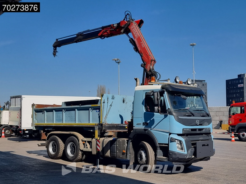 Volvo FMX 420 6X4 Fassi F155A.2.22 Crane 9m3 Big-Axle Automatic Euro 5 - Tipper, Crane truck: picture 2 Volvo FMX 420 6X4 Fassi F155A.2.22 Crane 9m3 Big-Axle Automatic Euro 5 - Tipper, Crane truck: picture 2