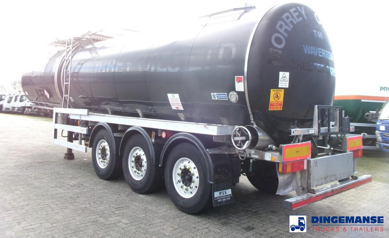 Crossland Bitumen tank inox 33 m3 / 1 comp + compressor + steam heating - Tank semi-trailer: picture 3 Crossland Bitumen tank inox 33 m3 / 1 comp + compressor + steam heating - Tank semi-trailer: picture 3