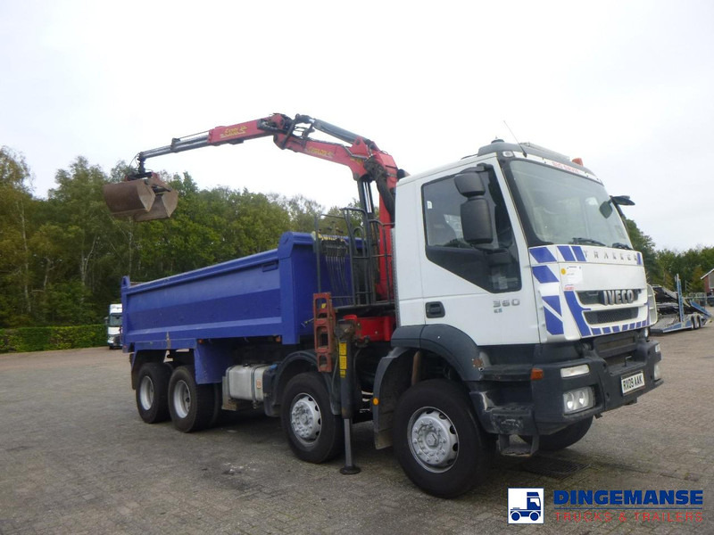Iveco AD340T36 8x4 RHD tipper + Palfinger E120 plus + grapple - Crane truck: picture 2 Iveco AD340T36 8x4 RHD tipper + Palfinger E120 plus + grapple - Crane truck: picture 2