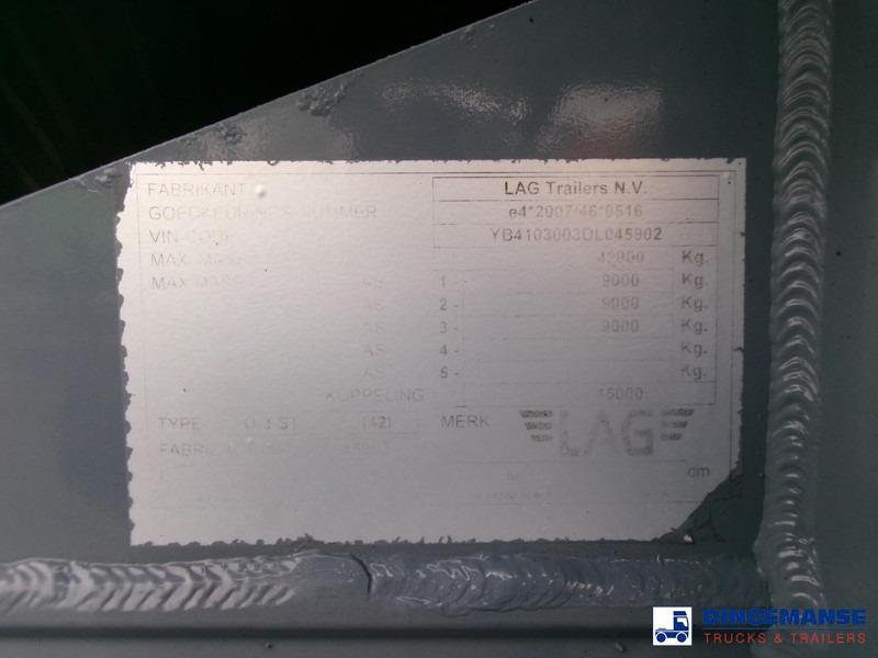 Tank semi-trailer LAG Fuel tank alu 44.4 m3 / 6 comp + pump: picture 15 Tank semi-trailer LAG Fuel tank alu 44.4 m3 / 6 comp + pump: picture 15