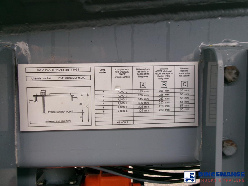 Tank semi-trailer LAG Fuel tank alu 44.4 m3 / 6 comp + pump: picture 14 Tank semi-trailer LAG Fuel tank alu 44.4 m3 / 6 comp + pump: picture 14