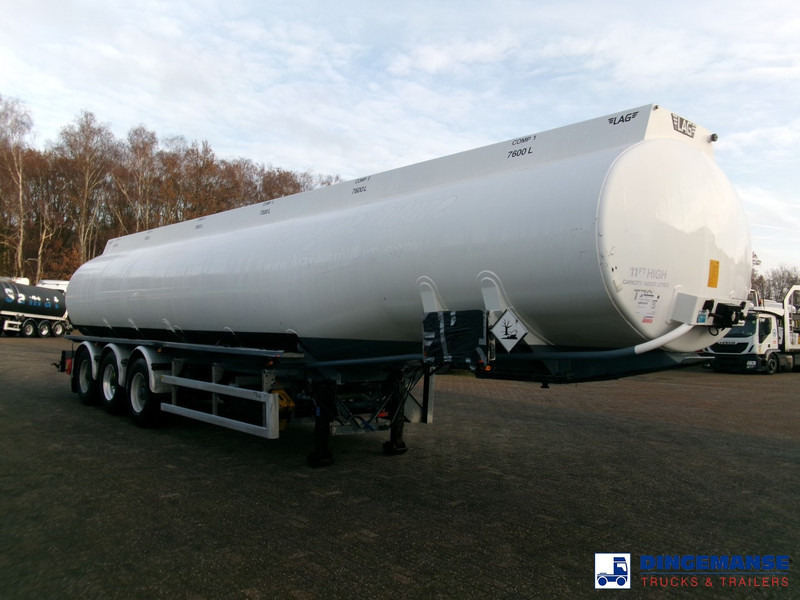 LAG Fuel tank alu 45.2 m3 / 6 comp + pump - Tank semi-trailer: picture 2 LAG Fuel tank alu 45.2 m3 / 6 comp + pump - Tank semi-trailer: picture 2