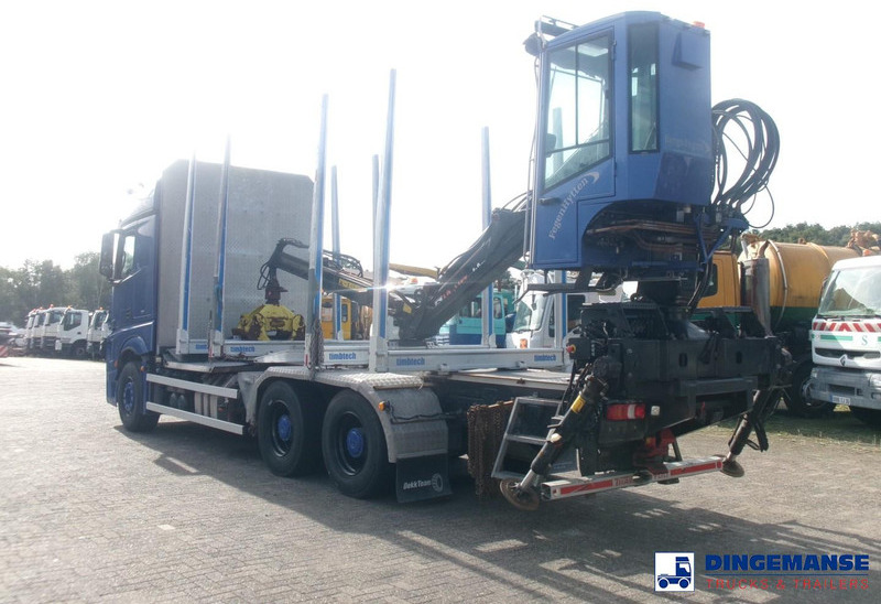 Mercedes-Benz Actros 2663 6x4 Euro 6 loglift F96 crane timber truck - Crane truck: picture 3 Mercedes-Benz Actros 2663 6x4 Euro 6 loglift F96 crane timber truck - Crane truck: picture 3