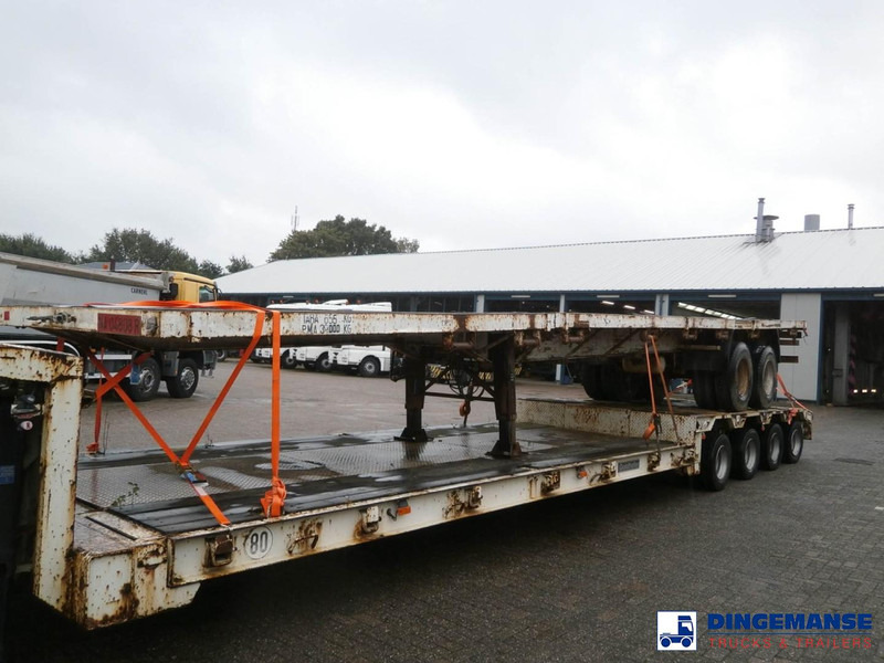 Traylona 2-axle platform trailer 39000KG / Extendable 19M - Low loader semi-trailer: picture 1 Traylona 2-axle platform trailer 39000KG / Extendable 19M - Low loader semi-trailer: picture 1