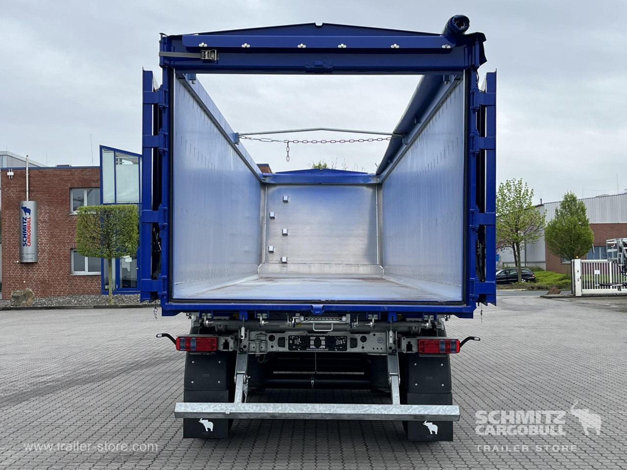 SCHMITZ Auflieger Kipper Alukastenmulde 50m³ - Tipper semi-trailer: picture 4 SCHMITZ Auflieger Kipper Alukastenmulde 50m³ - Tipper semi-trailer: picture 4